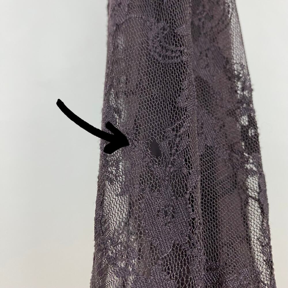 Intimately Free People French Courtship Half Slip - Black Coffee - Size Small - Picture 9 of 9